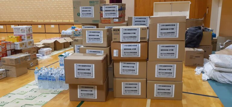 助能登半島地震災民度寒冬　亞總監事長、僑務委員俞秀霞贈保暖物資