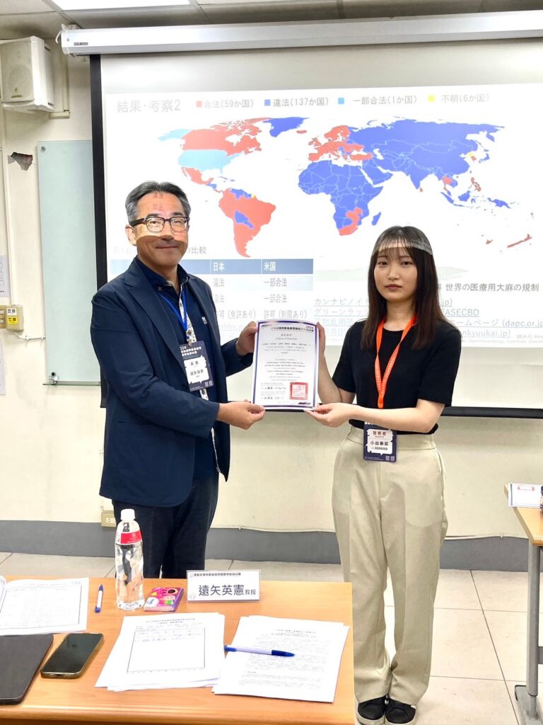 日本の薬学生らが台湾の国際学会で研究成果を発表