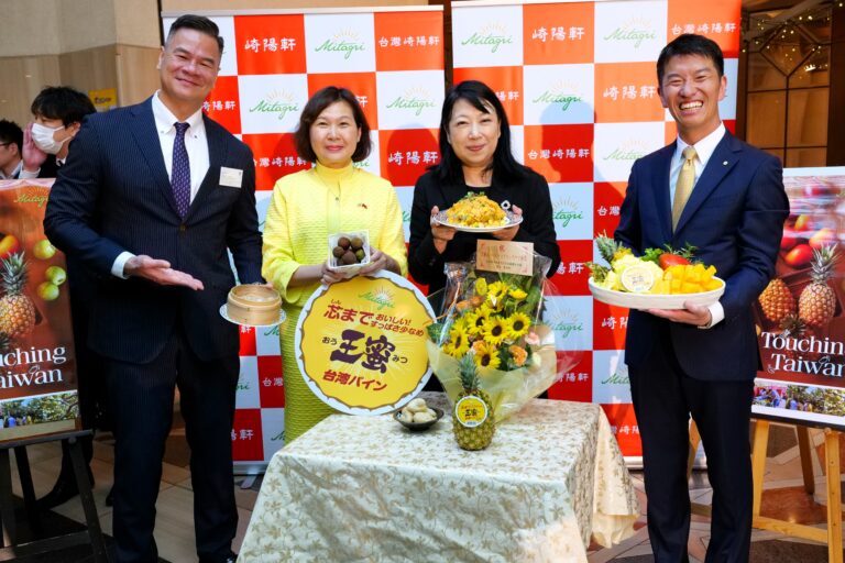 推廣台灣水果　日知名餐飲崎陽軒販售芒果和鳳梨