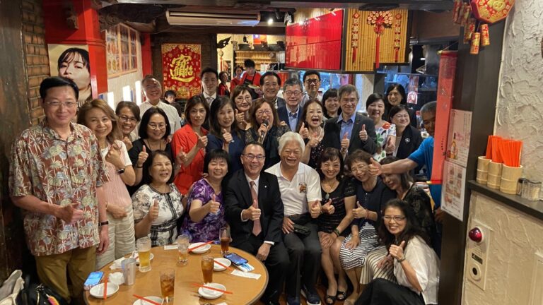 歡迎新任華航日本支社長李宜洲　日僑商界齊聚祝賀