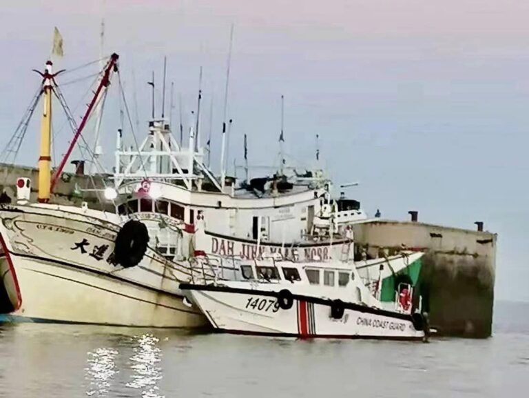 金門島海域で拿捕の台湾人ら乗組員釈放　船長は拘束続く