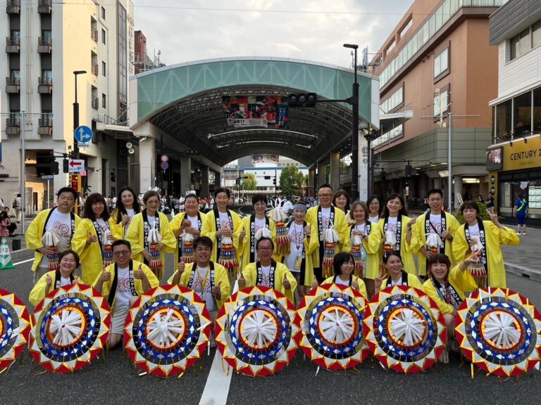 《日本、臺灣文化祭典交流 》日本臺灣文化藝術交流會受邀參加鳥取鏘鏘傘舞祭