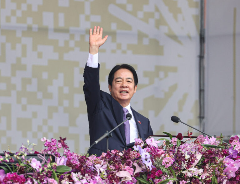 双十国慶節式典で「国家主権を維持」　頼総統が演説