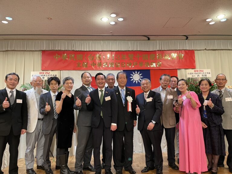 神戶僑界歡慶雙十晚宴　齊賀神戶-臺灣2025年包機直飛