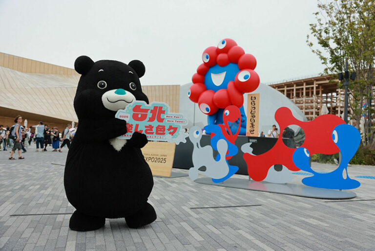 臺北市吉祥物「熊讚」，驚喜現身大阪關西世博會