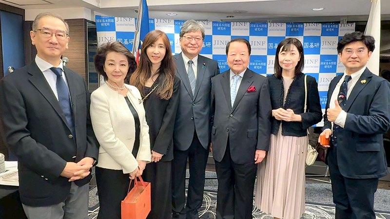 「台日半導體同盟」研討會14日於東京舉辦,嘉賓們合照