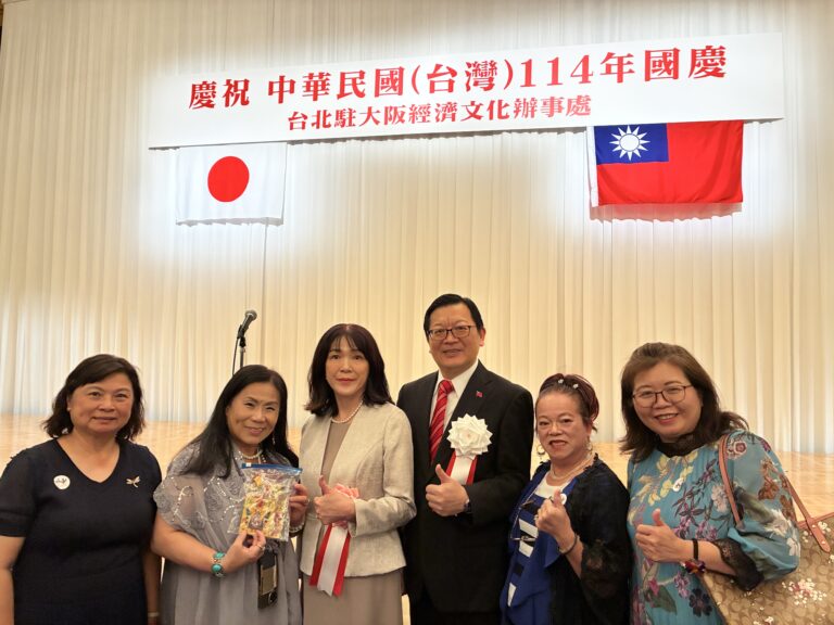 關西媽祖會出席大阪國慶酒會 共賀中華民國114年國慶