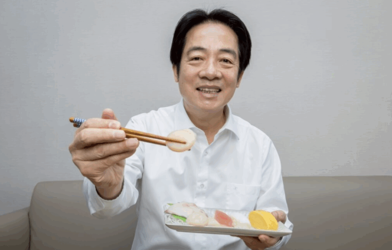 陸片面停止日水產進口 賴總統大啖「壽司、味噌湯」展現對日堅定支持