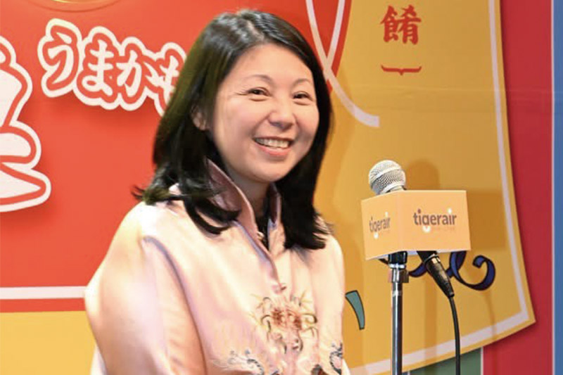 虎航黄世惠董事長(圖/台灣虎航Facebook)