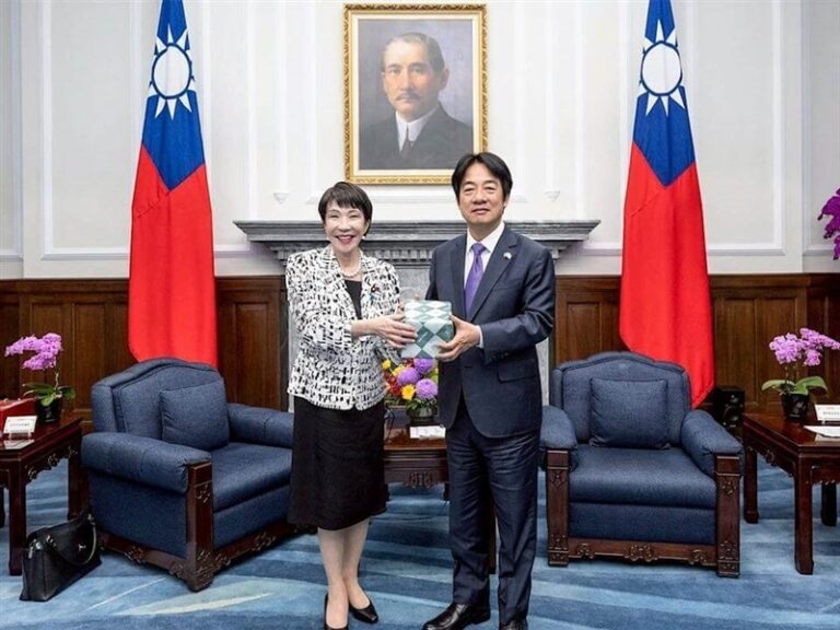 頼総統、高市早苗氏の首相選出に「心よりお祝い」