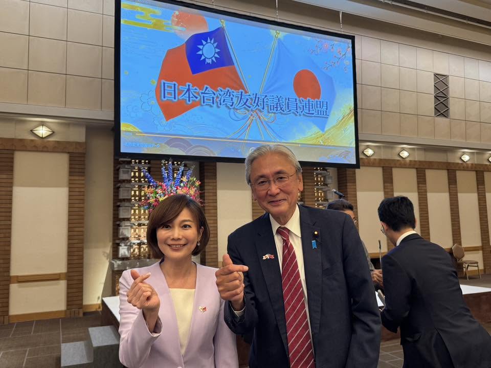 郭雅慧與古屋會長(圖/駐日代表処)