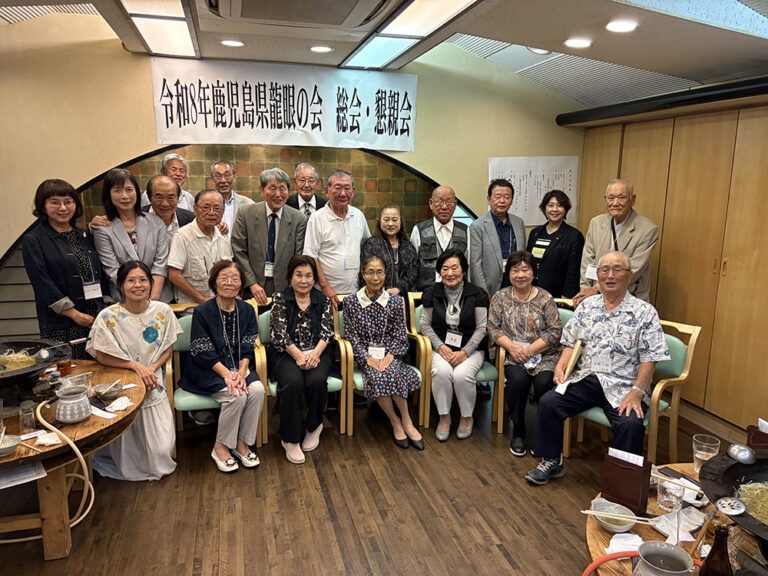 跨越世代的灣生情緣　台灣駐福岡總領事陳銘俊夫婦出席鹿兒島龍眼會總會獻上祝福