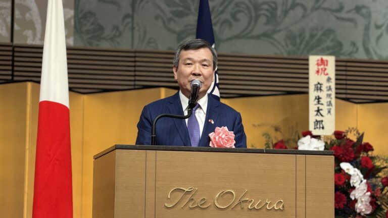 駐日代表処が国慶レセプション　約1200人が台湾の国慶祝う