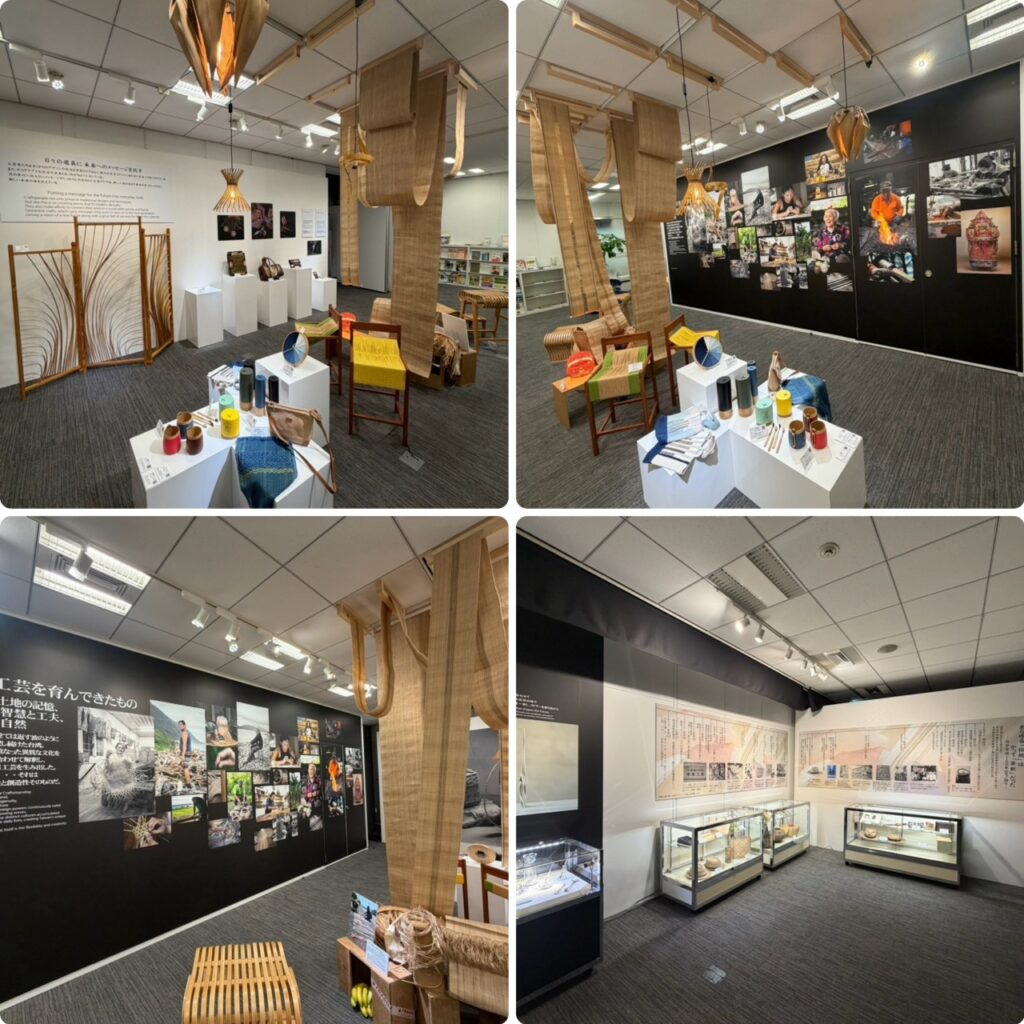 「從傳統走向未來—跨越時代的臺灣生活工藝展」展場一隅